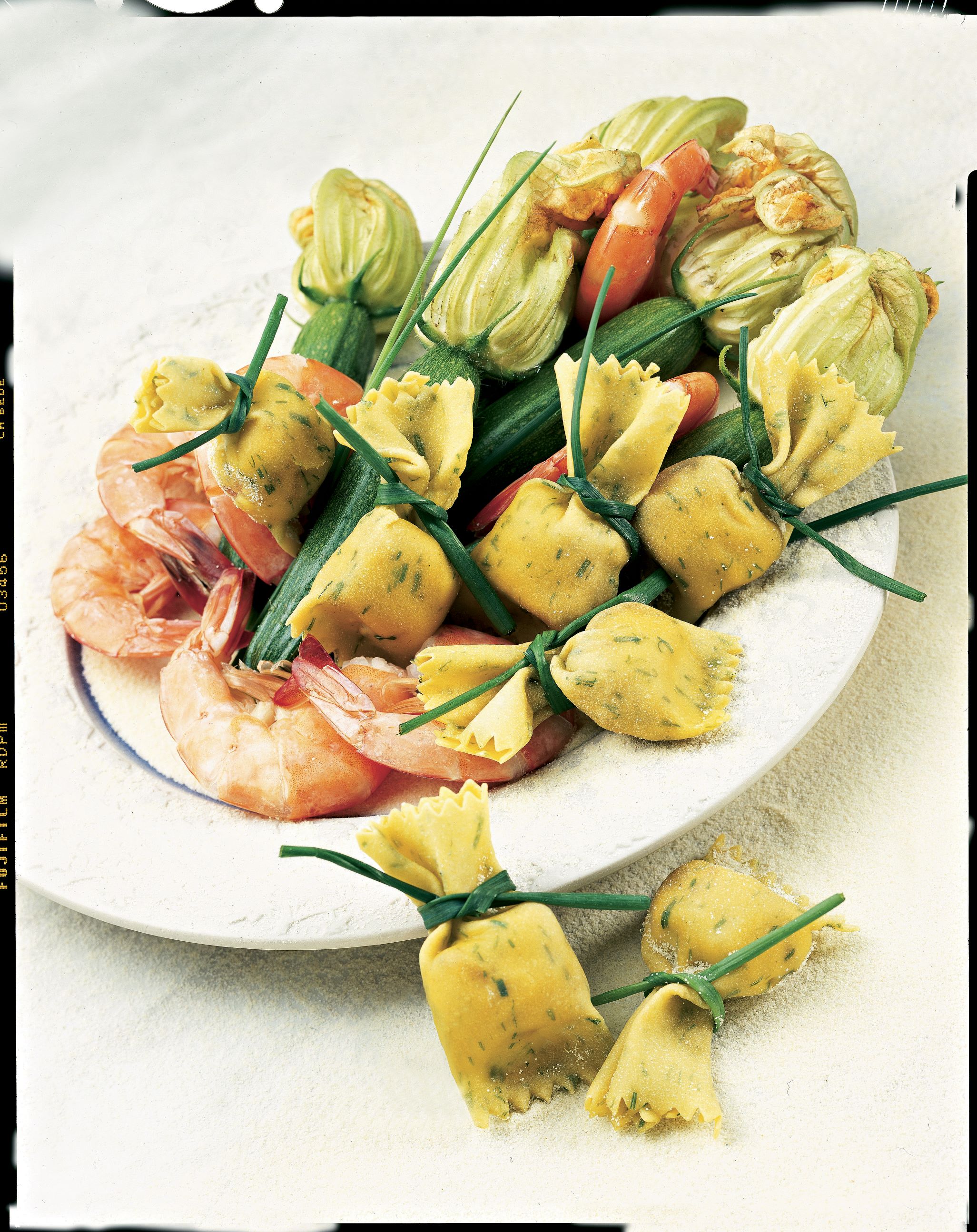 Saccottini con gamberi e zucchine - Italian Gourmet